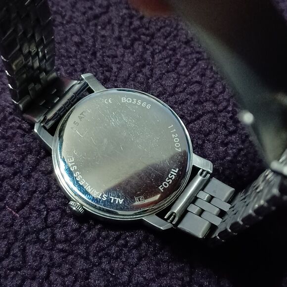 FOSSIL Lexie Luther BQ3568 Silver Watch - Picture 3 of 4
